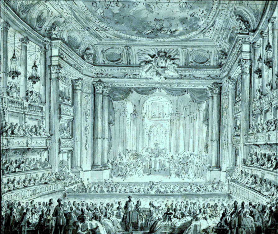 Rappresentazione di Athalie di Racine - 1770 - Chateau de Versailles