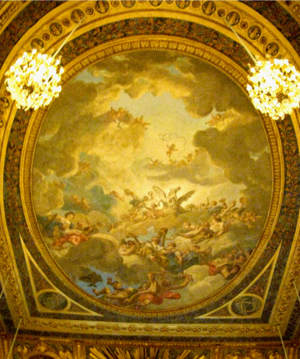 Plafond de l'Opera Royale de Versailles - Louis Durameau 