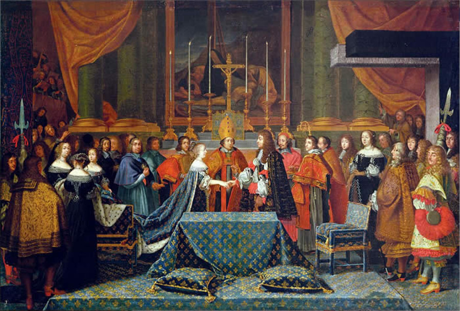 Matrimonio Luigi XIV e Maria Teresa di Spagna