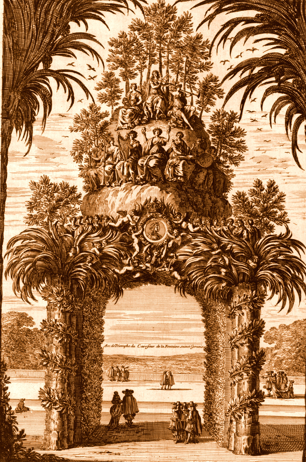 Arco Trionfale peringresso in Parigi nel 1662 di Luigi XIV e Maria Teresa