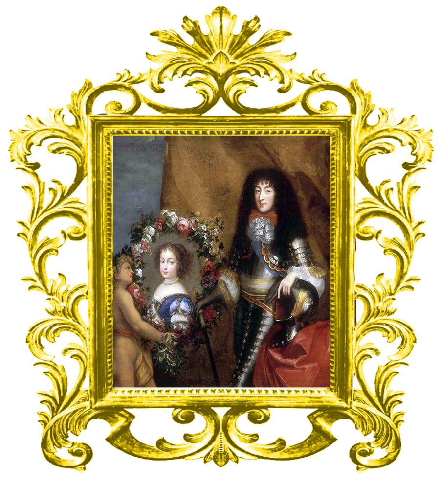 Luigi Filippo d'Orleans, detto Monsieur , e suamoglie Enrichetta d'Inghilterra