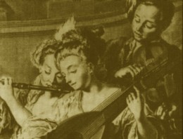 il giovane Handel suona il violino