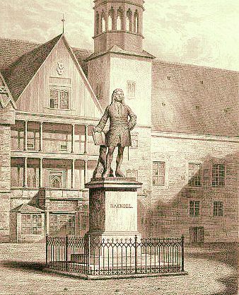 Statua di Handel ad Halle